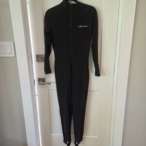 Henderson Hot Skins Sport Shoulder Strip Jumpsuit Black Diving snorkel Women's L